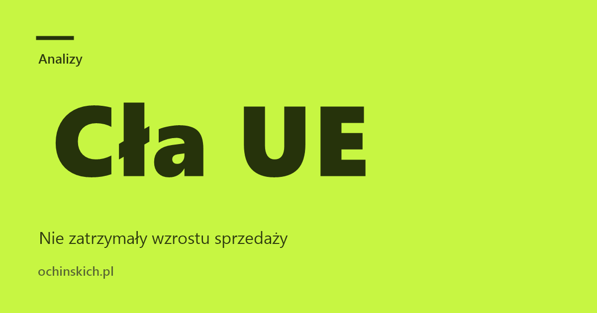 Nowe cła UE nie zatrzymały wzrostu sprzedaży chińskich aut